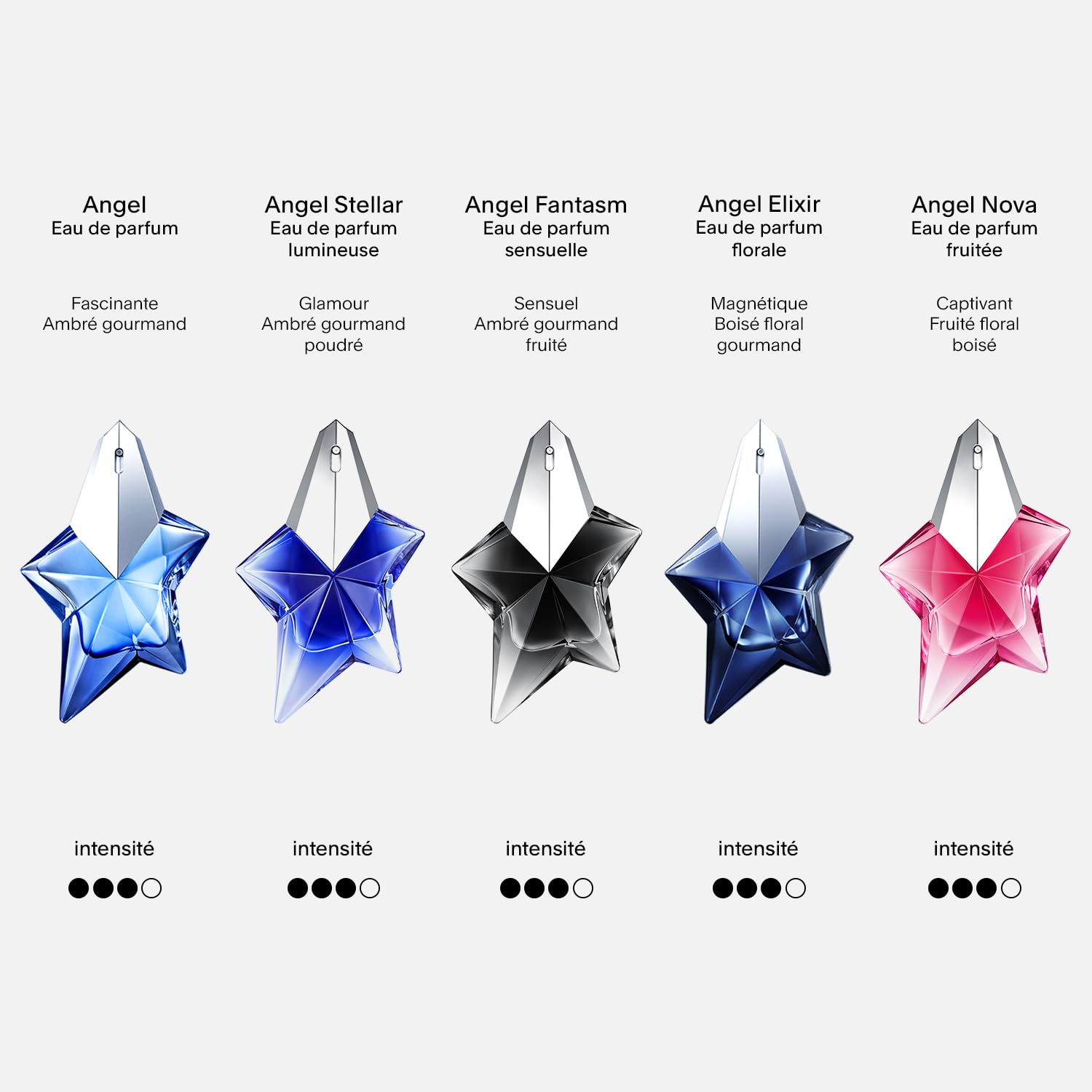 MUGLER ANGEL ELIXIR Eau de Parfum Rechargeable, Parfum pour Femme Boisé Floral, Parfum Féminin