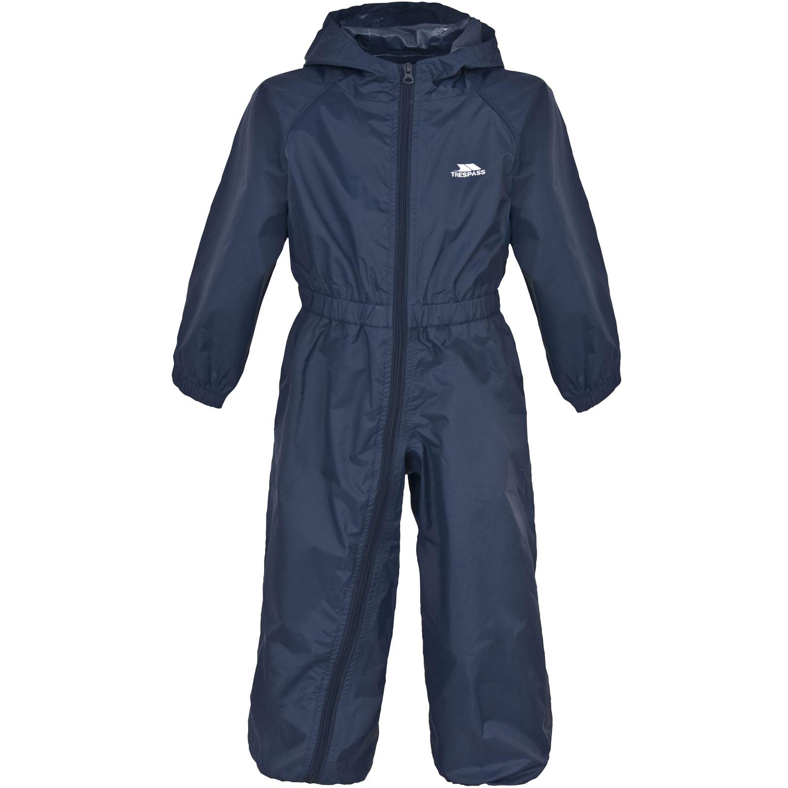 Trespass Men's Button Rain Suit, Navy, 12-18 Months UK