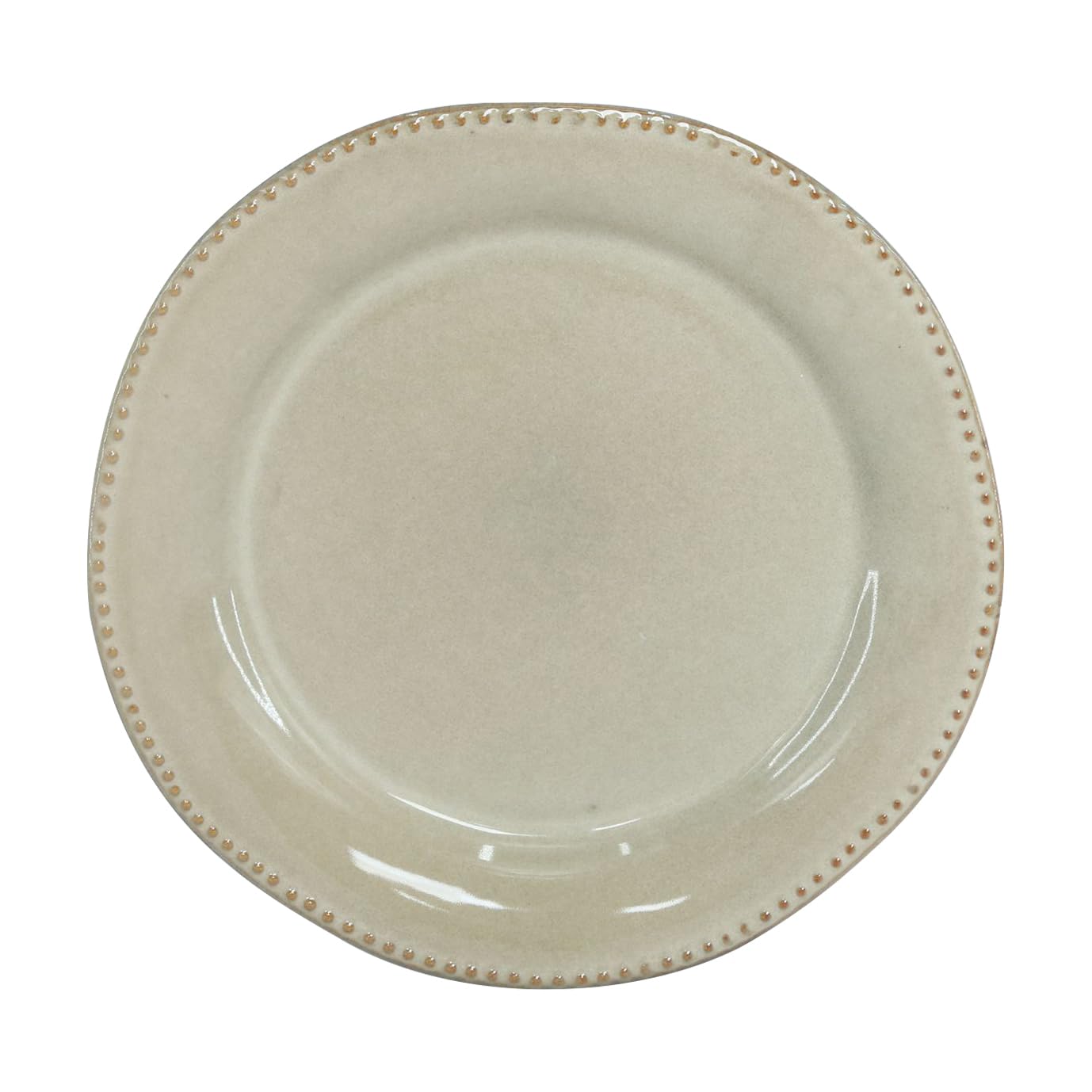 WeHome - Set Piatti Ceramica Rita 6 Persone 18 Pezzi Colorati Moderni 3 Misure Lavavetri Microonde (Khaki)