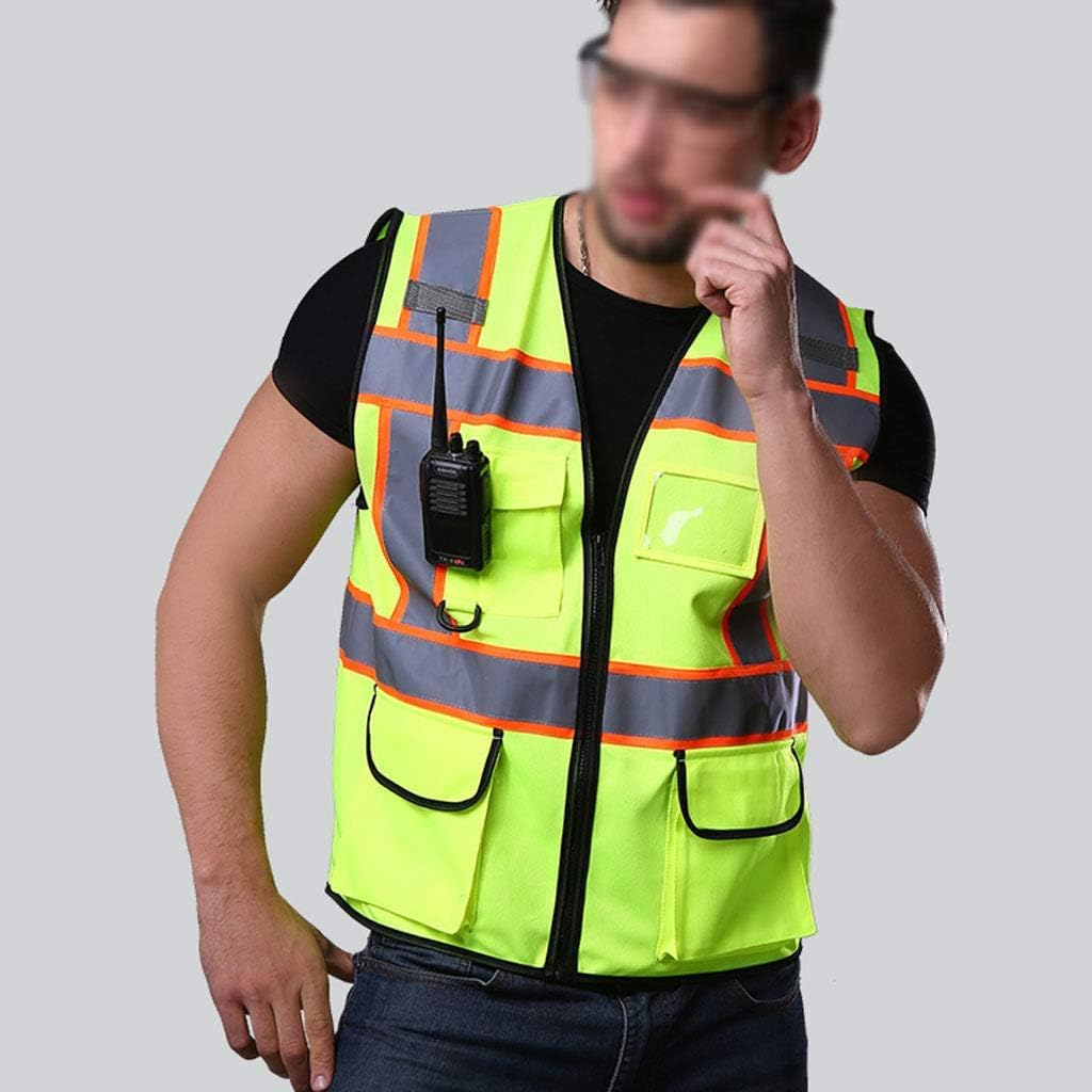 Chaleco de seguridad portátil, chaleco reflectante Chaleco de seguridad Traje reflectante for exteriores Chaleco reflectante de alta visibilidad for correr