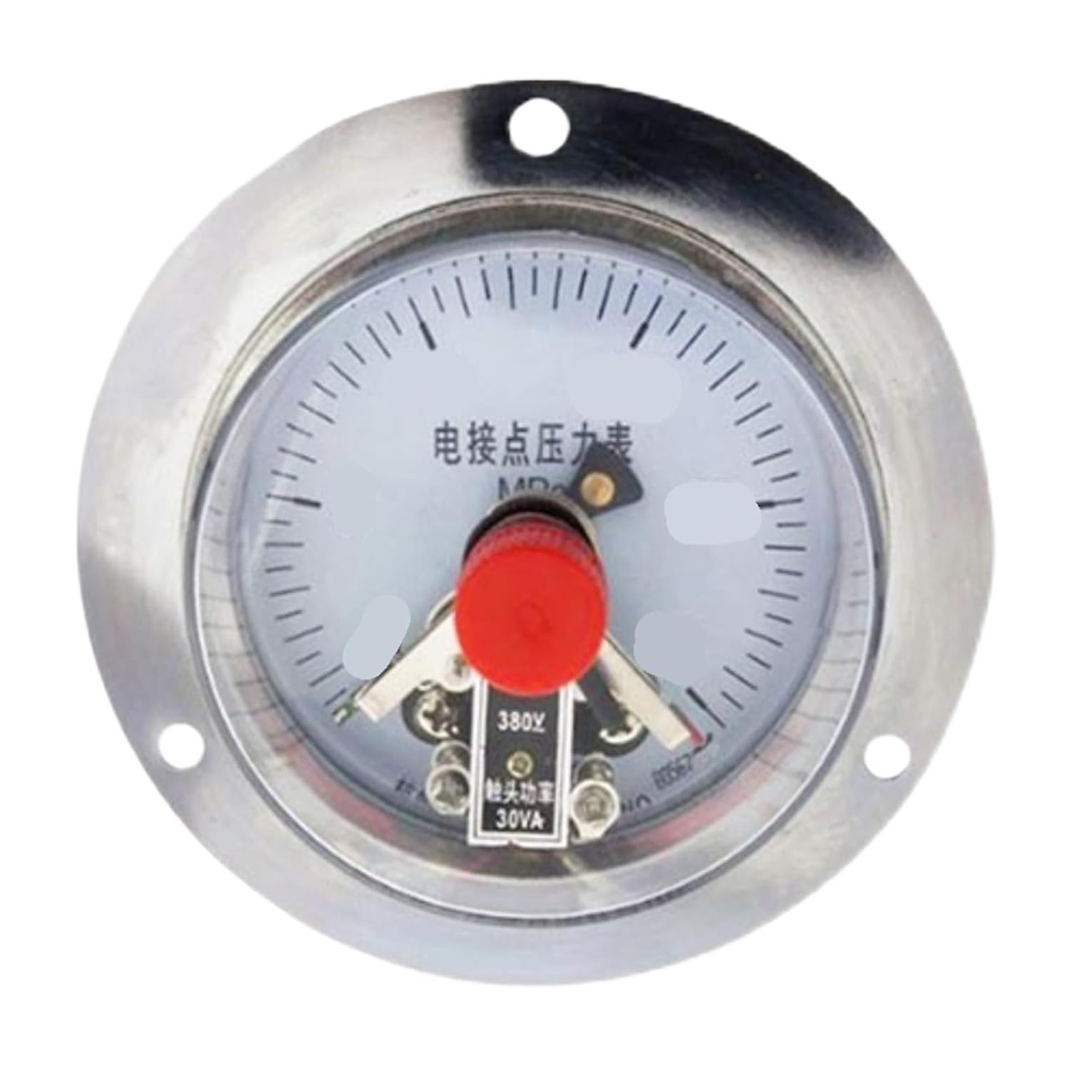 YXC-100ZT Magnetic-Assisted Axial Vacuum Pressure Gauge with Edge Contact(0-60mpa)