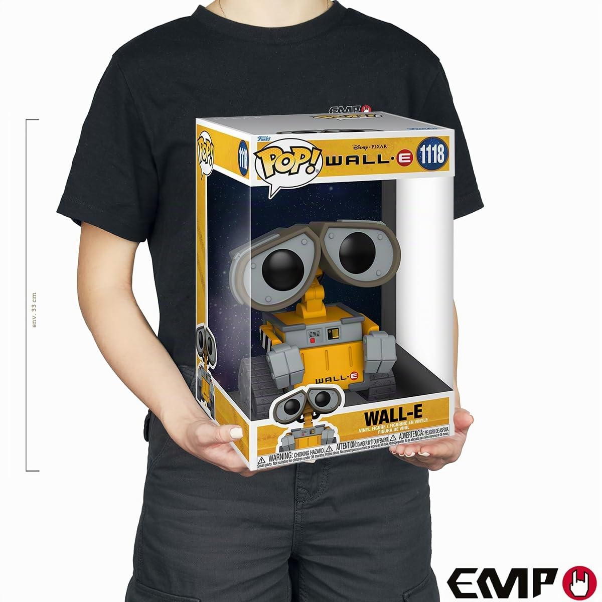 Funko Pop! Jumbo: Wall-E - Wall-E- Figurine en Vinyle à Collectionner - Idée de Cadeau - Produits Officiels - Jouets pour Les Enfants et Adultes - Movies Fans