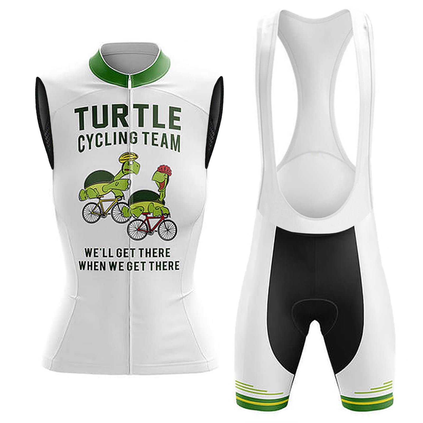 Abbigliamento Ciclismo Donna Estivo Completo Bici MTB Tuta Ciclista Senza Maniche,Maglietta Bicicletta Gilet e Salopette Pantaloncini con 19D Gel Imbottiti,Maglia Ciclo Sleeveless Asciugatura Rapida