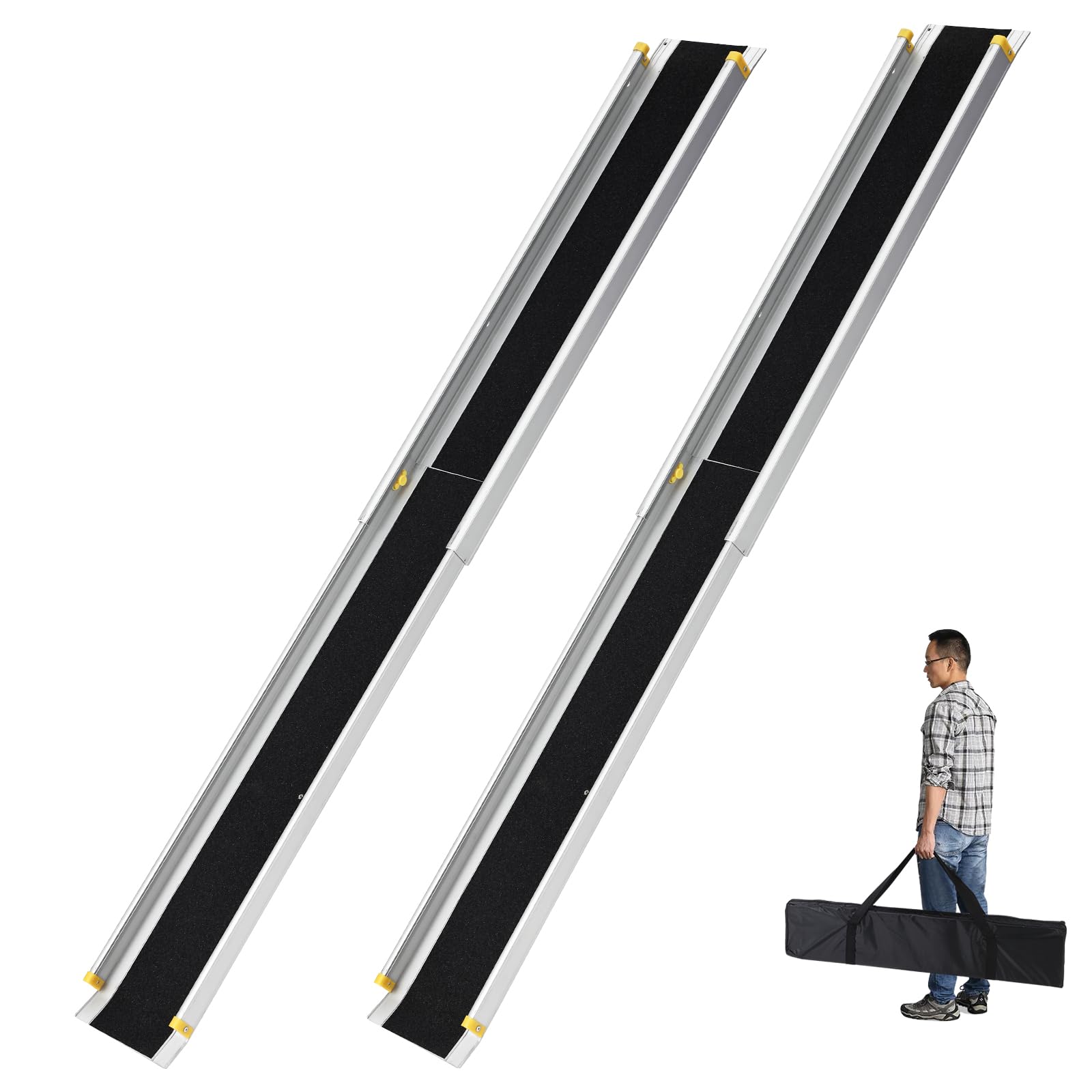 Amazon | Euker（ユーカー）車椅子 スロープ アルミスロープ 伸縮 階段