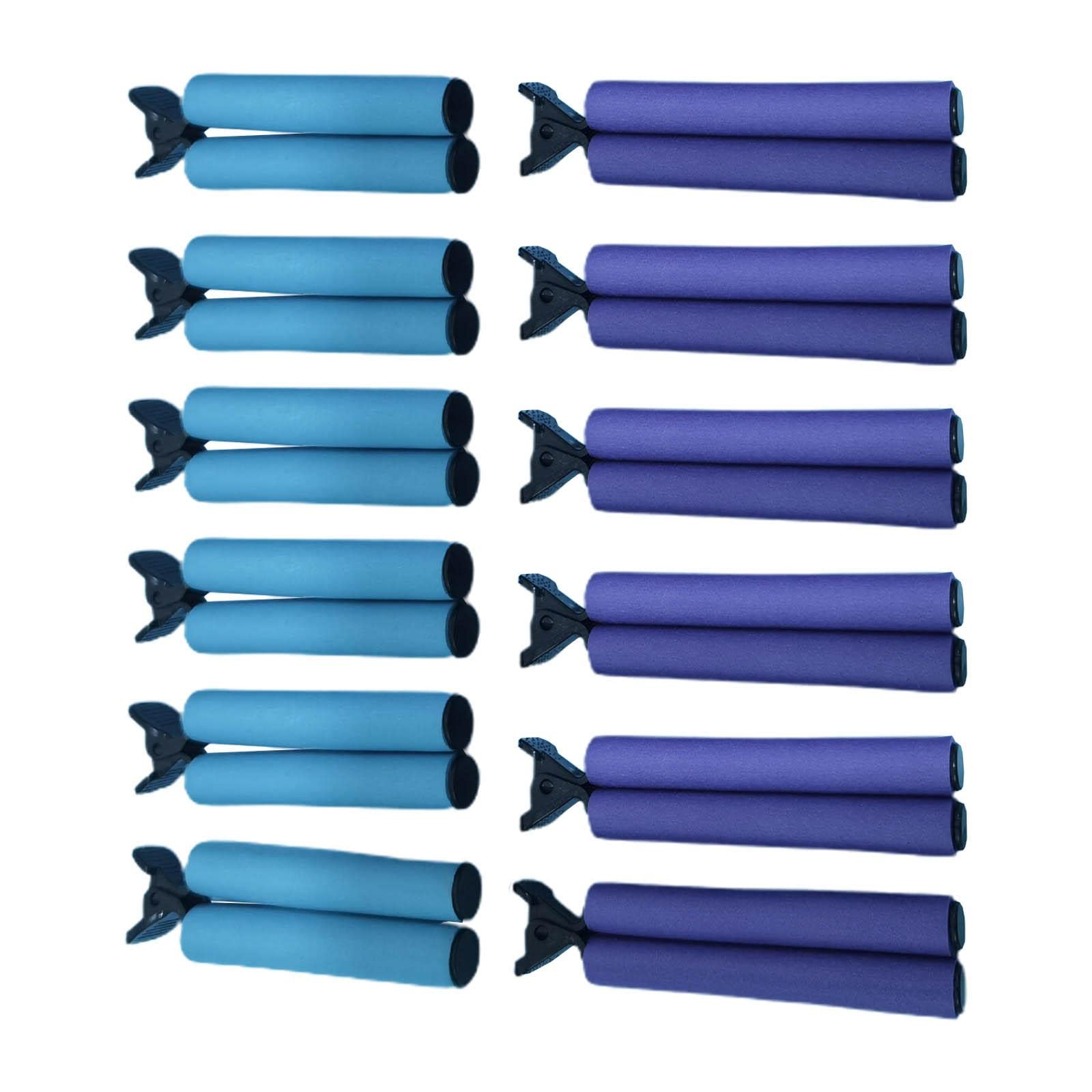 Heat Insulation Clip 12 Pieces Curler Kit Durable for Stylist Save Time Health & Beauty/Hair Care & Styling/Rollers & Curlers-image-44