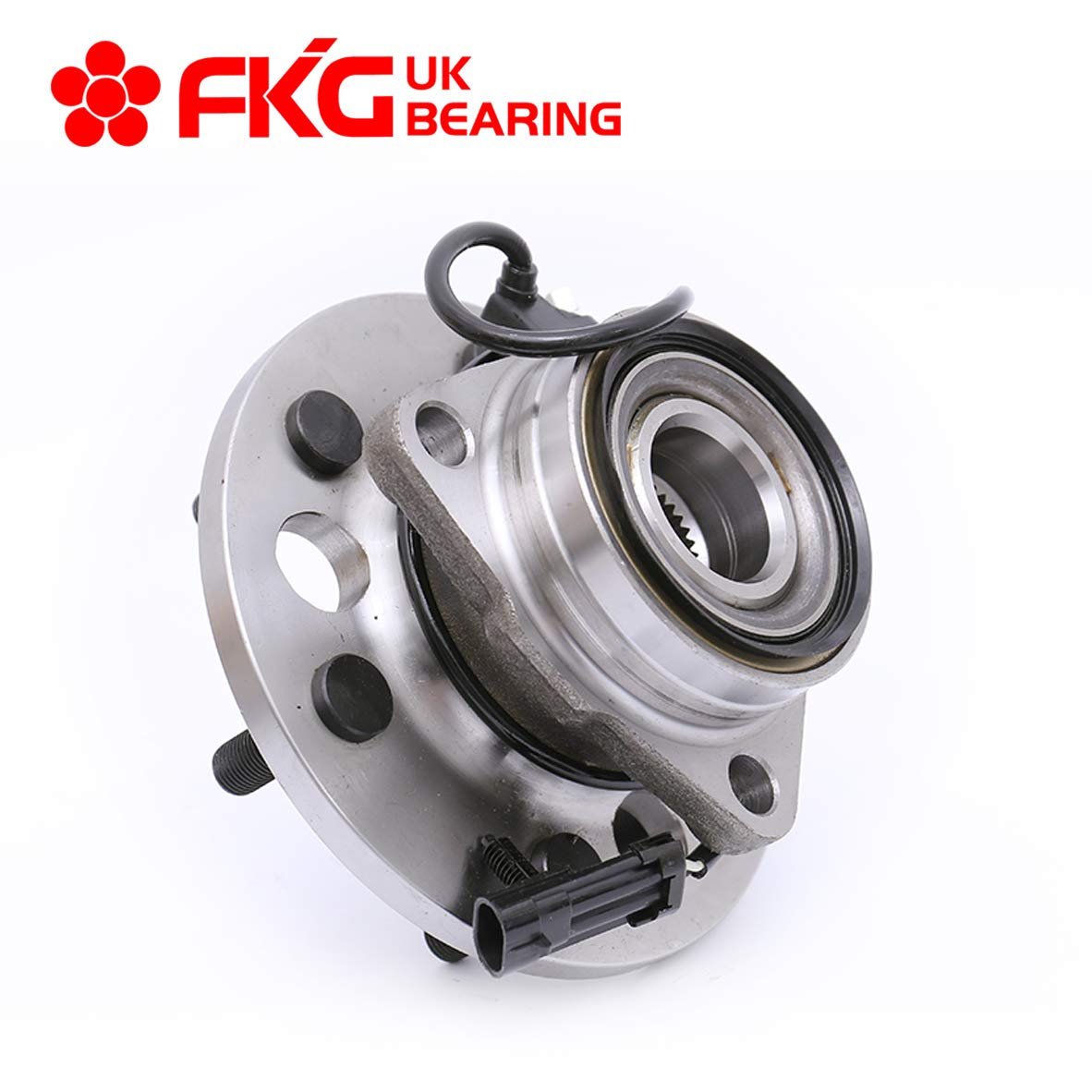 MotorbyMotor Front Wheel Bearing Hub Assembly (2-PC Set) For Chevy Tahoe/GMC Yukon 4WD 1995-2000, 6-Lug W/ABS, Part #515024 - View #9