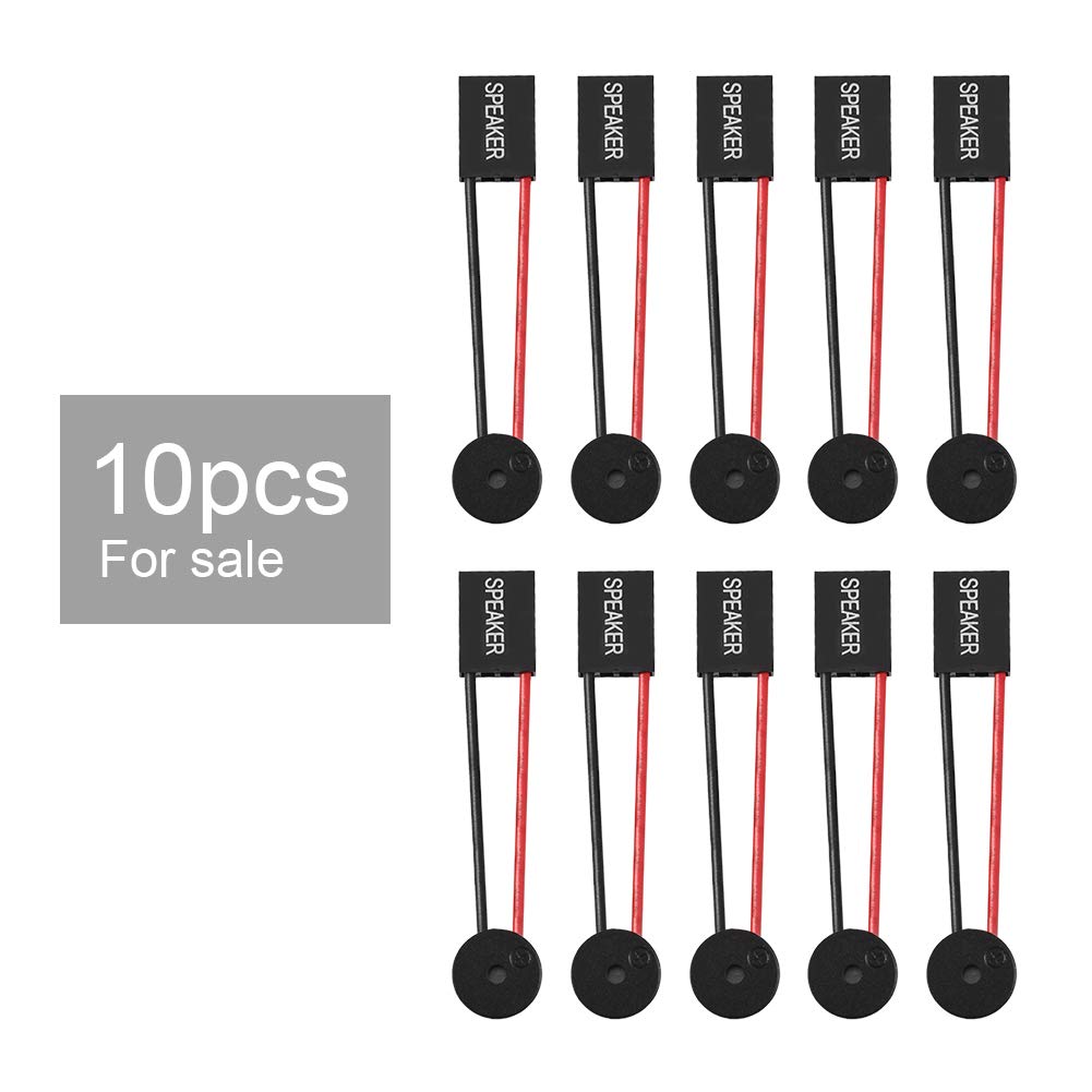 Zopsc Internal PC Beep Buzzer Speaker, Desktop Mainboard Connector Plug, 10 Pieces