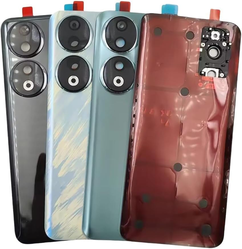 for Huawei Honor 90 (REA-AN00) – Compatible Replacement Battery Back Cover Rear Housing Case with Camera Lens (Peacock Blue)