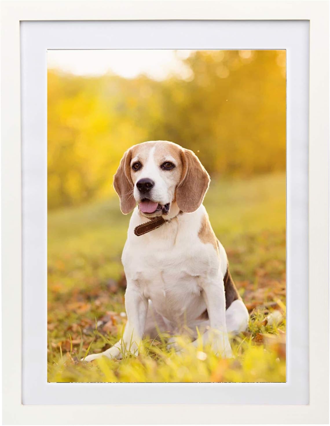 12x16 Diamond Painting Picture Frame Display Pictures 10 x 14 inch/25x35 cm with Mat or 12 x 16 inch/30x40 cm Without Mat Photo Frames Diamond Art Frame Natural Solid Wood Black (YNCK002)