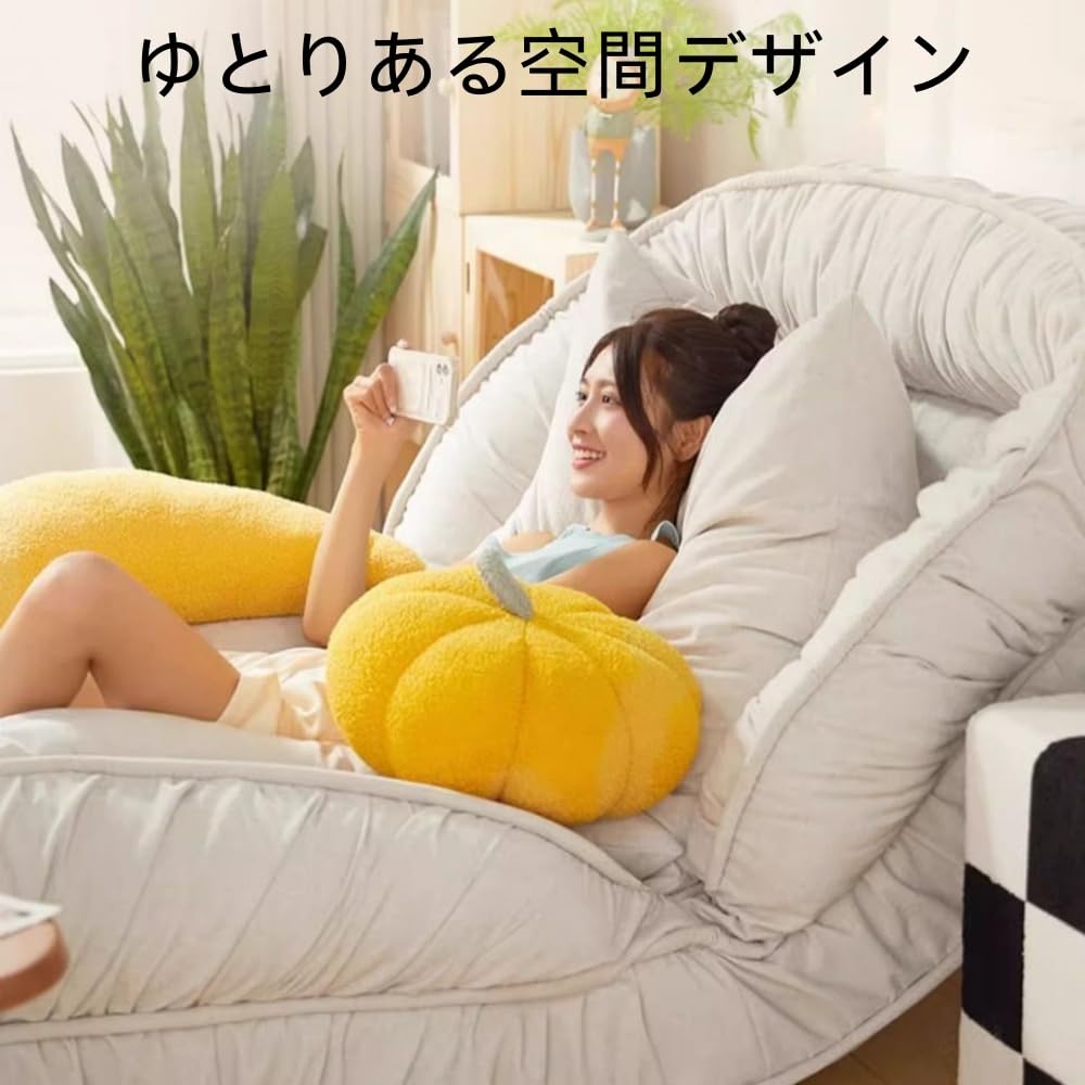 Amazon｜WXQ ソファーベッド 折り畳み コンパクト 寄りかかって座っ