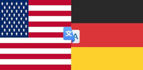English to German Translator to Translate to for Free on Telephone and Tablet
