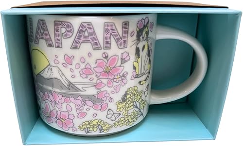 Miniatura 3 de Starbucks Been There Series Japan Spring 2023 - Taza de café de cerámica, 14 onzas