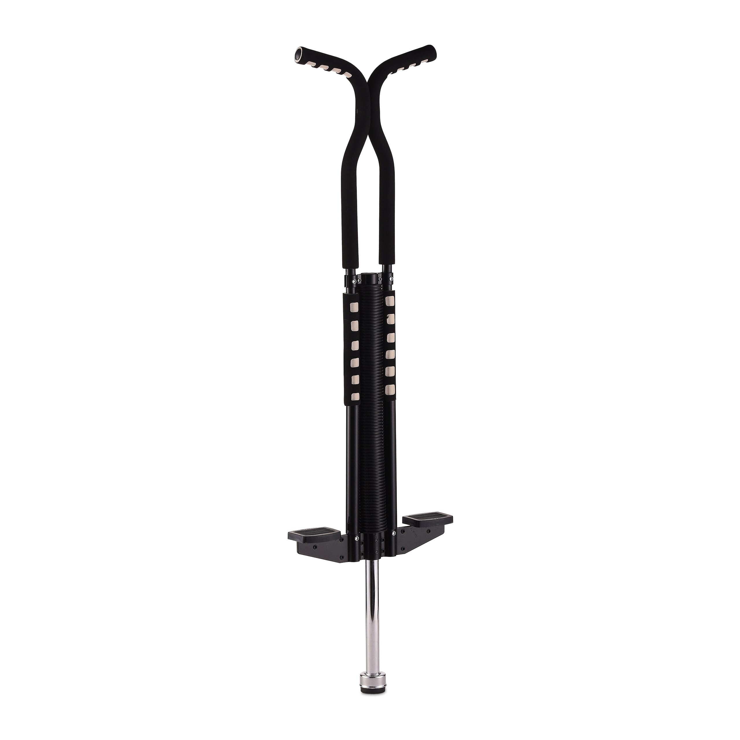 Relaxdays Salterello per Bambini, Pogo Stick, Bastone Salta-Salta, regge 60 kg, Impugnatura Imbottita, Acciaio Inox