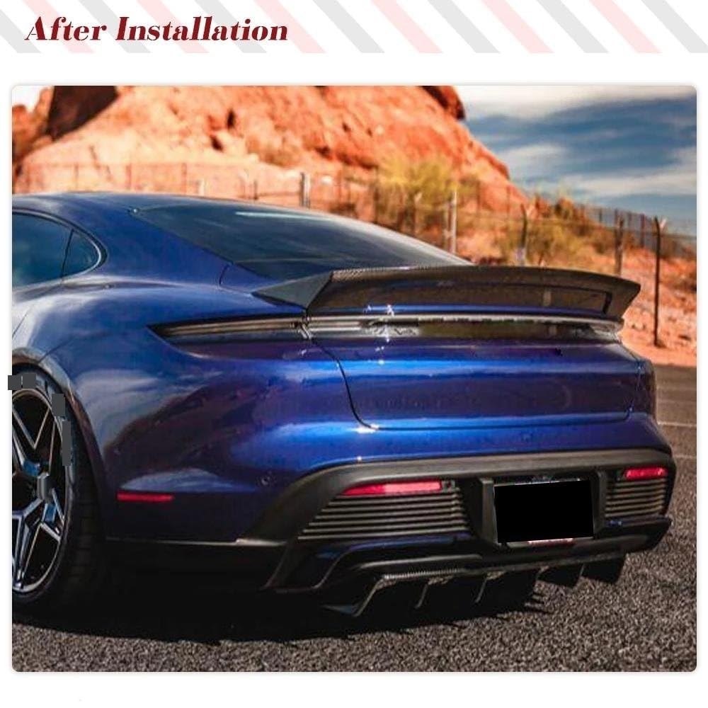 SPOILER LED Posteriore Per Jeep Renegade | Striscia LED DINAMICA, Alettone Adesivo Fibra Di Carbonio I70273