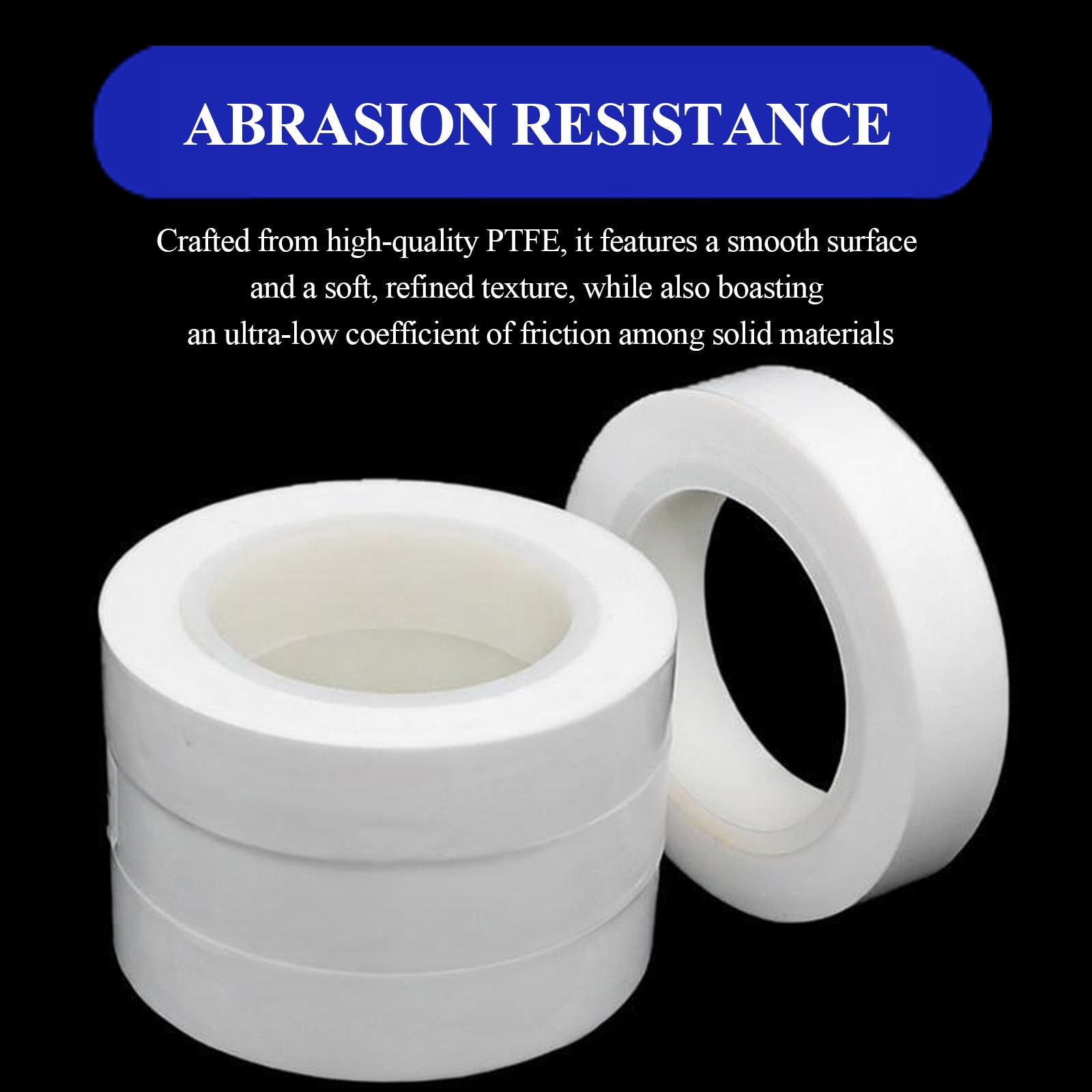 PTFE-geschälte Flexible Filmrolle | 1-kg-Rolle, antihaftbeschichtete und hitzebeständige PTFE-Folie for Dichtungen und den industriellen Einsatz.