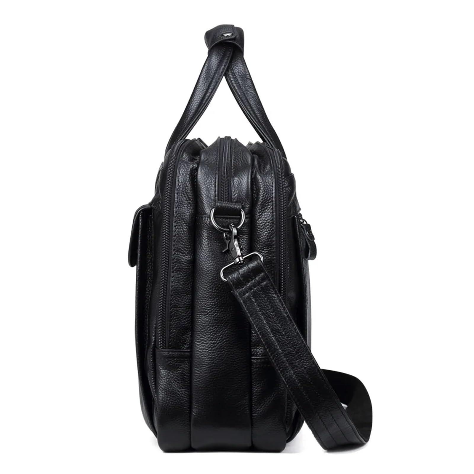 Valigetta 24 Ore Uomo Borsa da ufficio uomo in pelle lavoro casual viaggio Borse a tracolla for laptop 15,6 pollici Valigetta