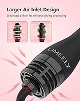 Vista 6 de Plus 2.0 Hair Dryer Brush Blow Dryer Brush in One, 2'' Oval Brush Head Hot Air Brush Styler & Volumizer with Ionic Technology, NTC Smart Temp Negro