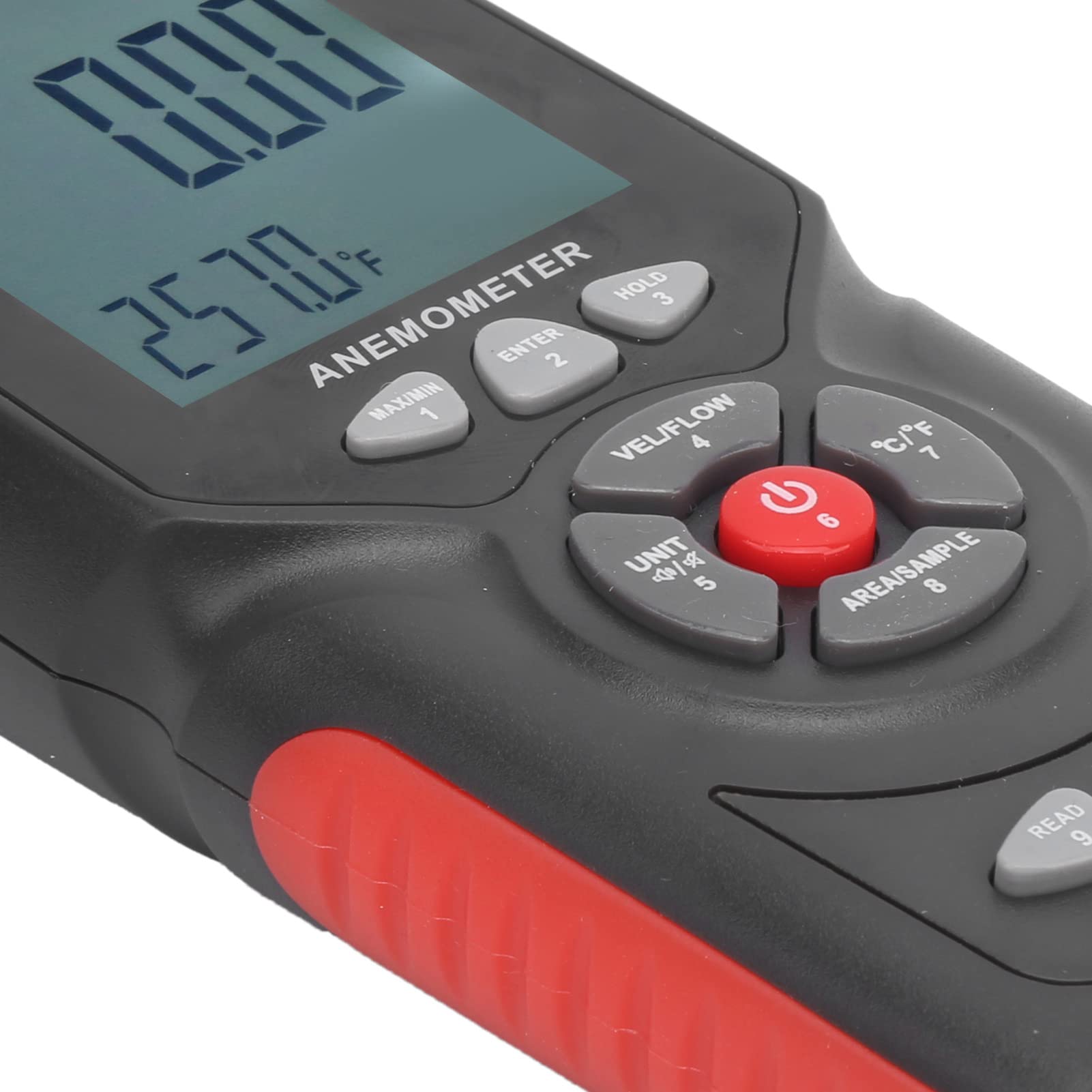 GT8913 Anemómetro Velocidad de viento digital Industrial Temperatura de humedad de humedad Probador para medición interior y exterior