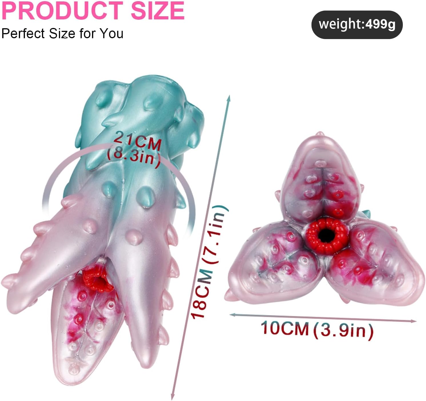 Monster Thorny Vines Male Masturbator Silicone Animal Masturbation Cup Realistic Ass Stroker Sleeve Reusable Pocket Funny Colorful Blowjobsex Machine for Men Adult Butt Gay Sucking Sex Toy