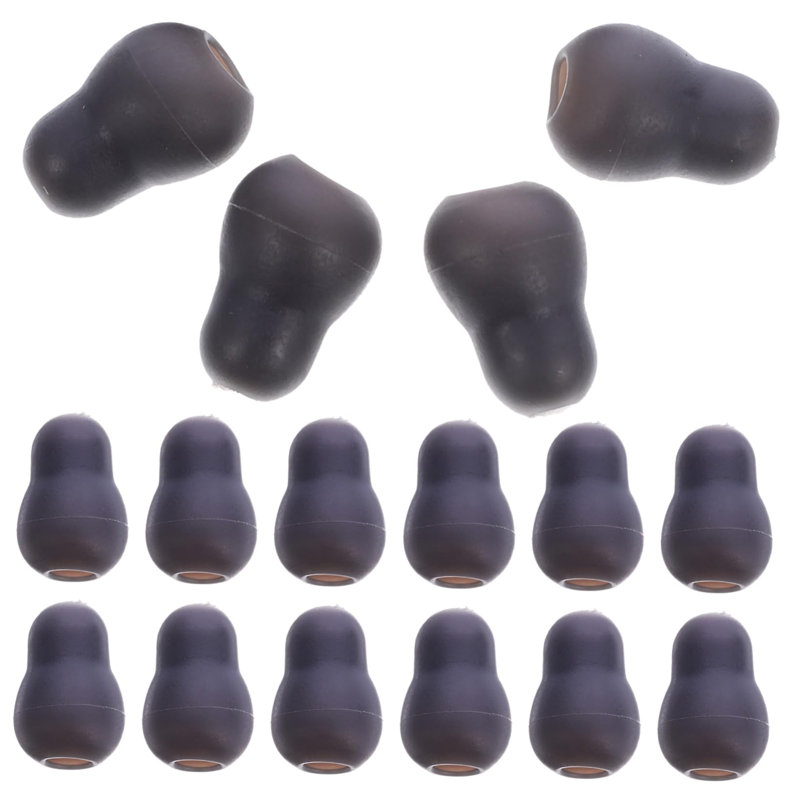 TOPBATHY 5 Series Para Los Estetoscopio Para El Oído Para Dormir Consejos Iii Reemplazo De Auriculares Auricular De Repuesto De Polivinilo Gris 10 Pares*5