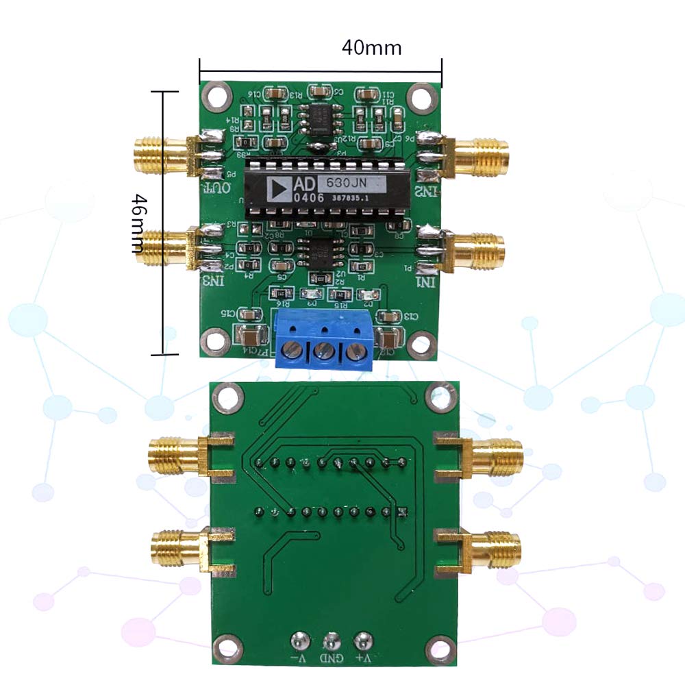 Amplificateur verrouillable AD630 Module 1 canal, AD630BD, ±5 V ~ ± 18 V, -40 ~ 125 ℃, décalage d'entrée 100 uV, 0,8 uV/℃ Coeff de température