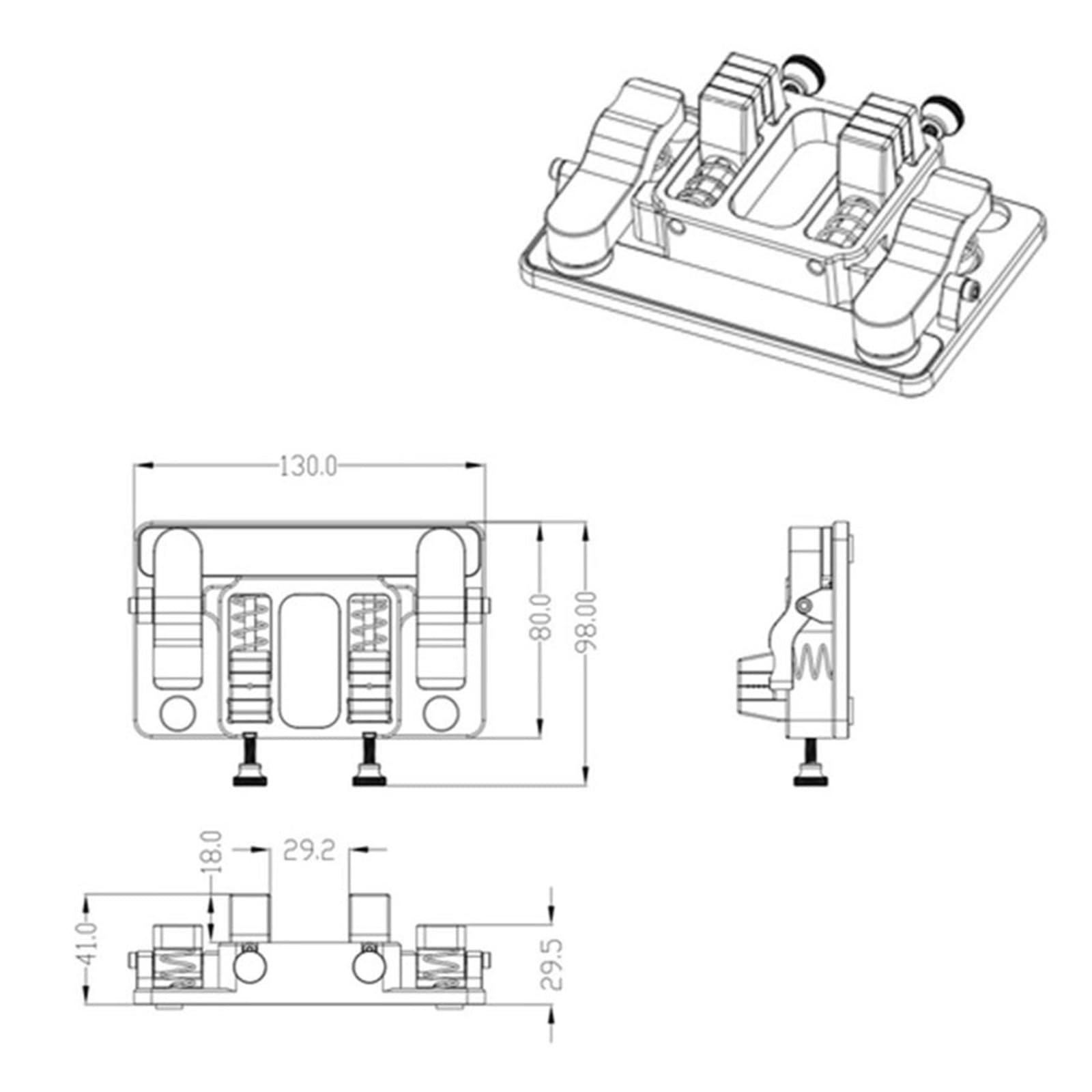 For reparación de placas de circuito LED PCB, estación de soldadura multifunción Helping Hands - Abrazadera resistente al calor con pinzas de cocodrilo