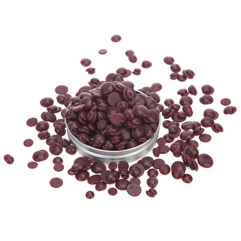Hard Wax Beans for Face, Underarms, Brazilian & Bikini Hair Removal - 10.6oz Pack of 5 (Chocolate)