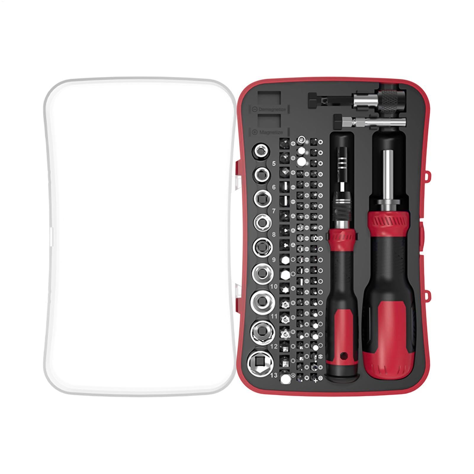Set Cacciavite a Cricchetto Strumento 77 in 1 per riparazioni auto | Set Cacciaviti a Cricchetto Per Proprietari di Casa, Meccanici, Montatori, Fai-da-te, Elettricisti, Officina