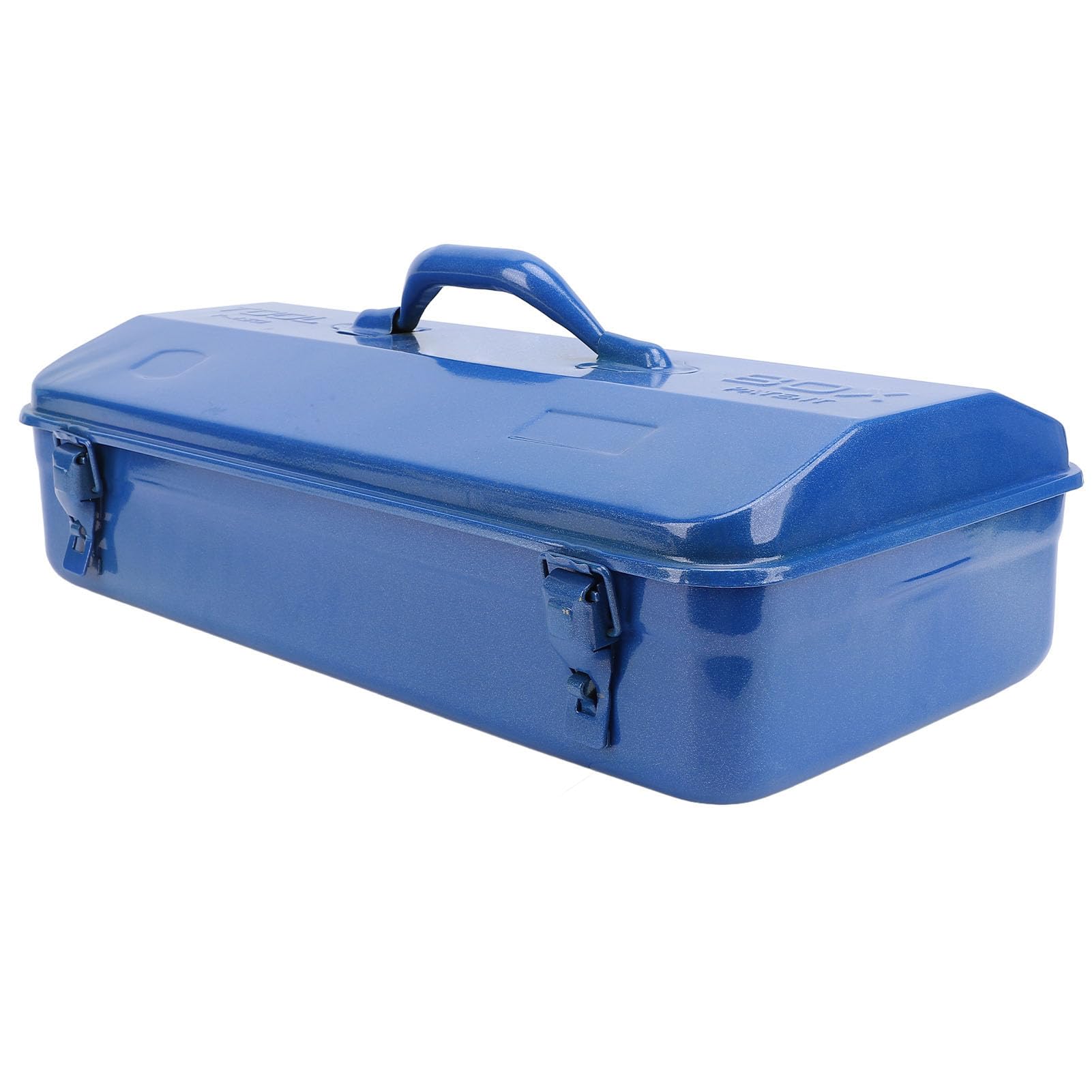 Keenso Cassetta Portattrezzi in Metallo, Tool Box Metallico Portatile per | Cassetta degli attrezzi blu, cassetta degli attrezzi in metallo, organizer portatile per riporre gli attrezzi, struttura in