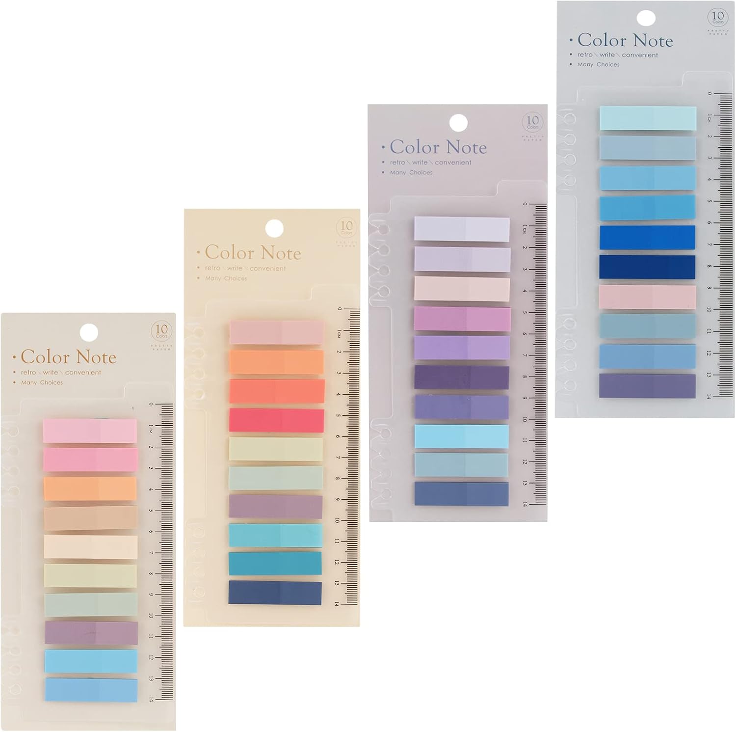 Morandi Sticky Tabs, 800 Pcs 40 Colors Sticky Tabs for Notebooks Sticky