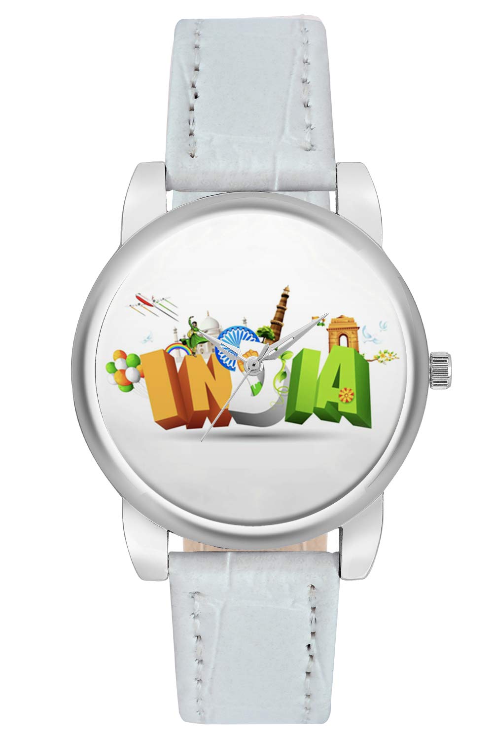 BIGOWL Independence Day Gift Wrist Watch for Women and Girls2009668303-RS3-S-WHT (B07GBZDQBB) Amazon Price History, Amazon Price Tracker