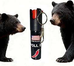 【強力噴射でクマ撃退／護身兼用】熊よけスプレー 防犯グッズ 小型 キャンプ・ハイキングに携帯に便利 男女兼用 大容量連続噴射可能 催涙スプレーとしても活躍