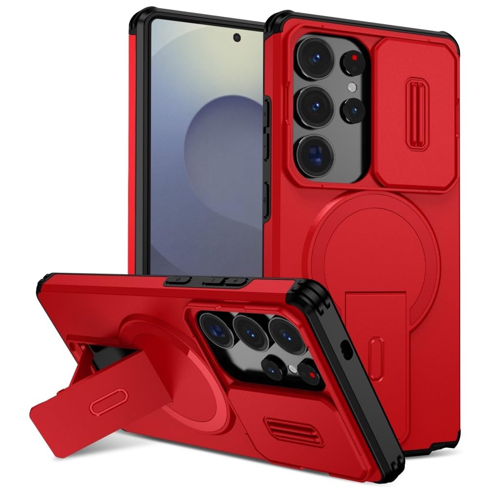 Coque Samsung S24 Plus étui silicone rigide rouge finition premium - 8