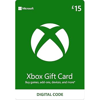 Xbox Gift Card £15 Digital Download