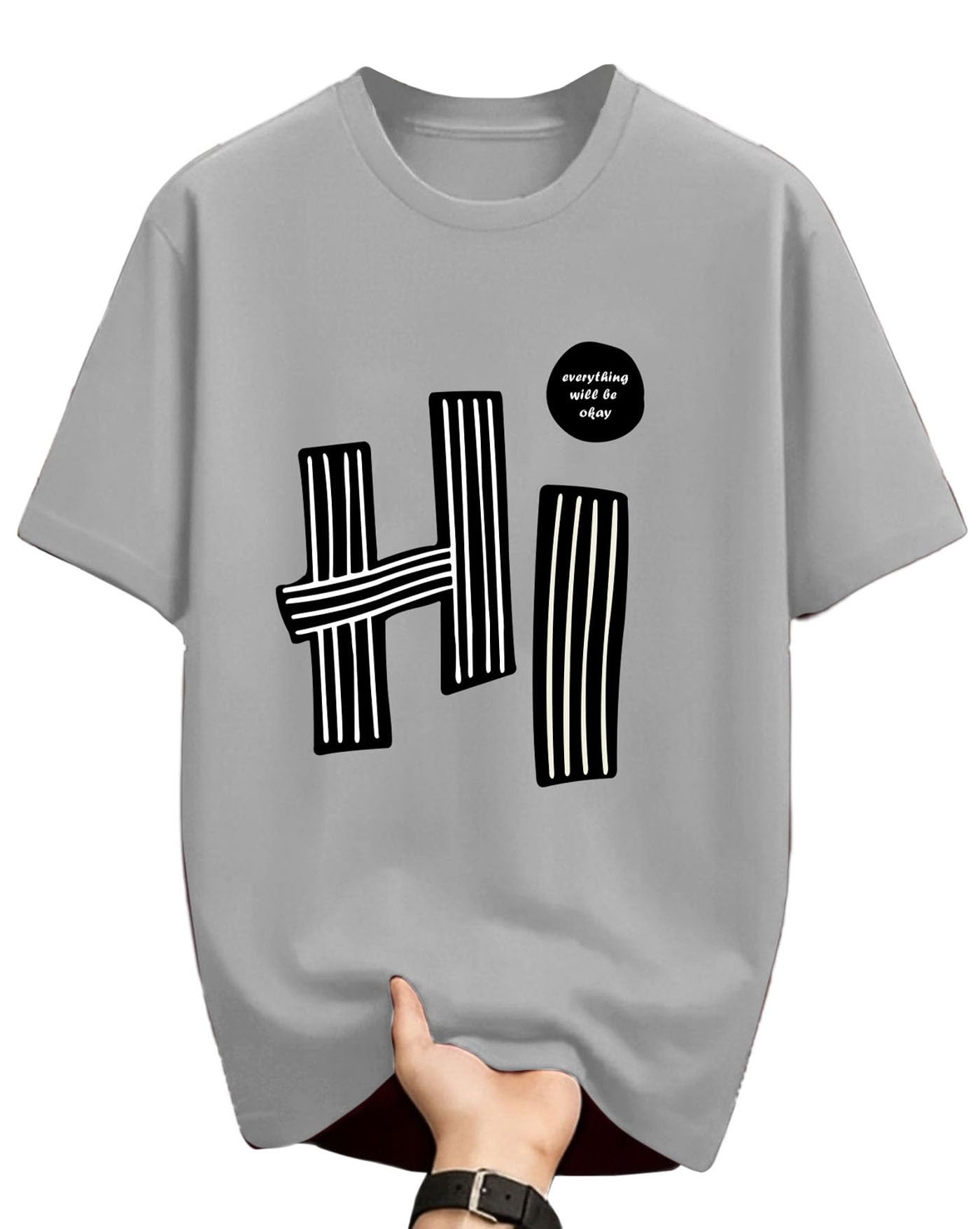 Oversize Tshirt for Men || High Qualtiy Printed Loose Fit T Shirts for Mens-image-10