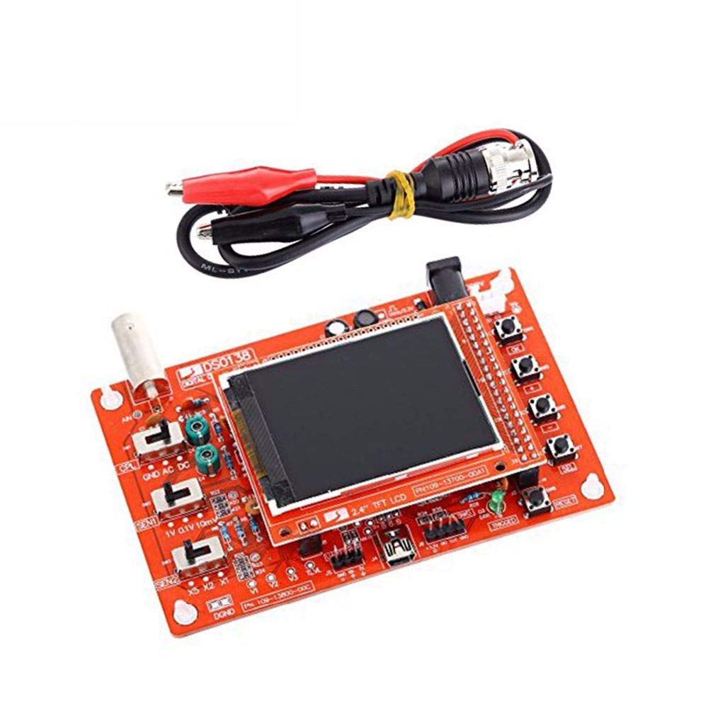1pcs DSO138 DS0138 2.4" TFT Pocket-Size Digital Oscilloscope Kit DIY Parts (soldered)