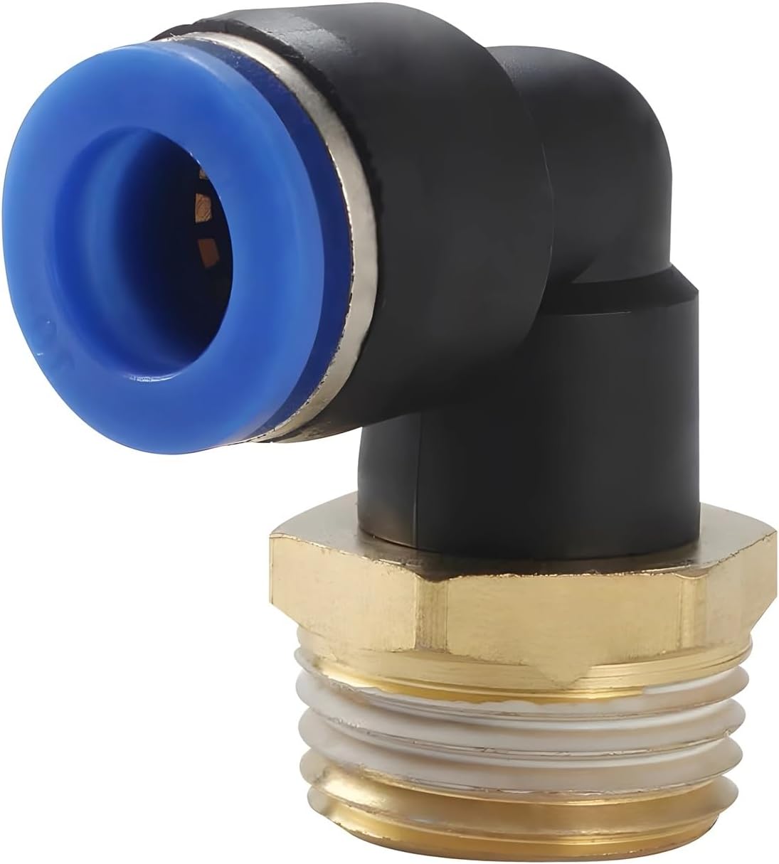 PL Pneumatic Connector Fitting 10/12/14/16mm Thread M5 3/4" 1 2 Way Hose Fittings Pipe Quick Connectors 1Pcs(10MM_1/4")