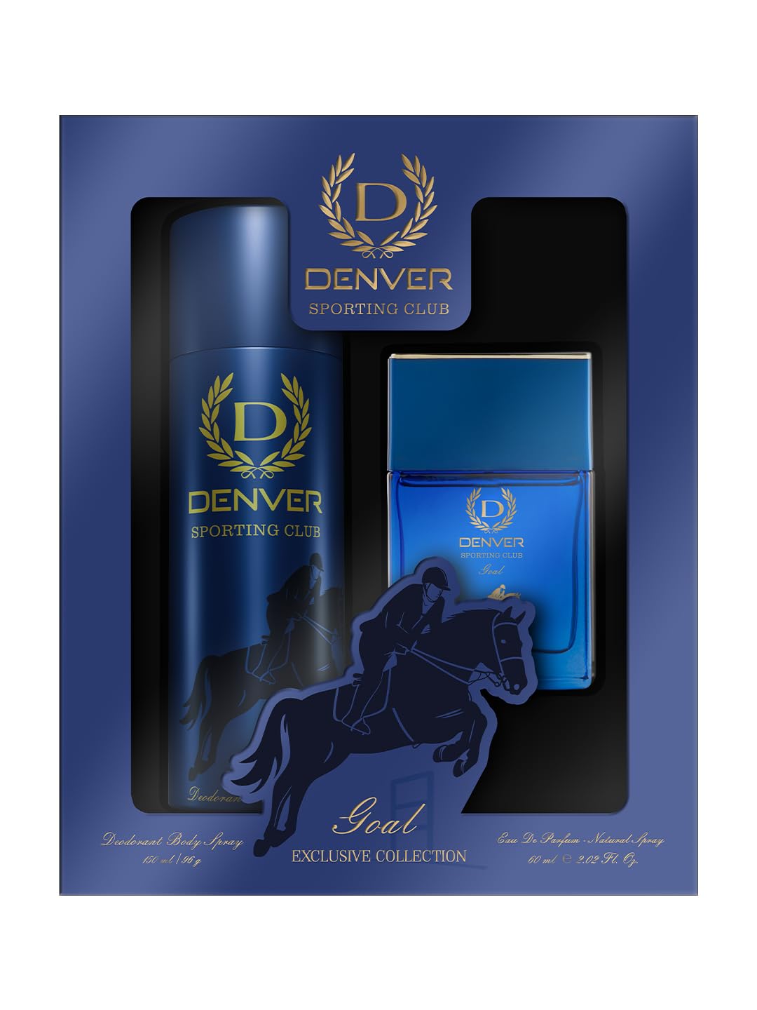 Denver Sporting Club Goal Gift Set For Men - Deo (165Ml) + Aerosol Perfume (60Ml) | Long Lasting Fragrance Combo Gift-image-28