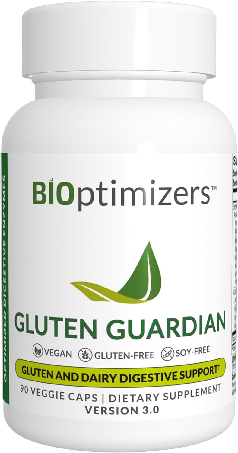 Gluten Guardian 2.0 - Digestive Enzyme Supplement for Gluten Digestion - (90 Capsules)