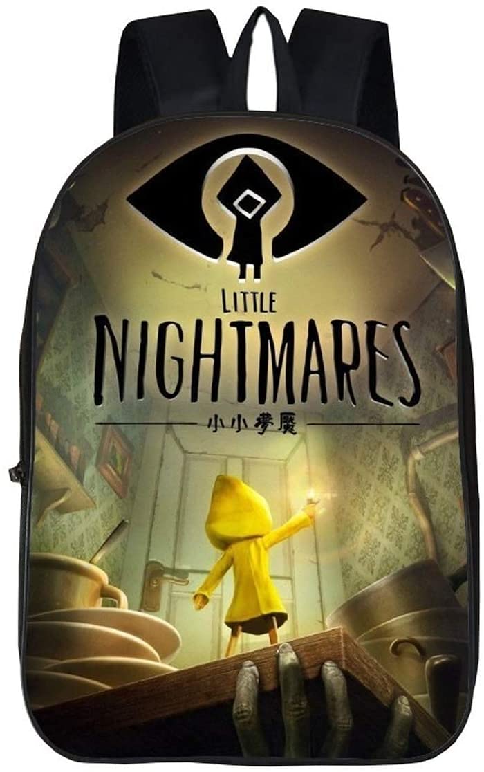 Nichiyobi 1 Little Nightmares Ii Backpack, Little Nightmares Ii School Bag, Nursery Blitz School Bag, Large Capacity, Durable, 27 * 4 * 35 Cm (13 Zoll), Rucksack