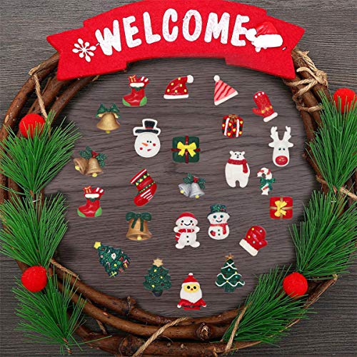 Annhao 50 Pezzi di Mini Decorazione Natalizia