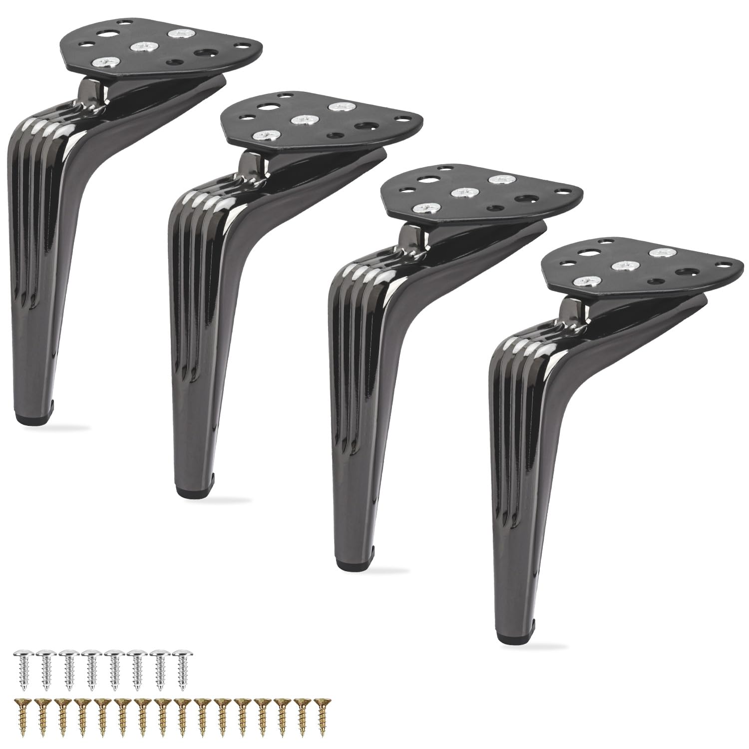 Btowin VCF 6.4 Inch / 16cm Metal Furniture Legs