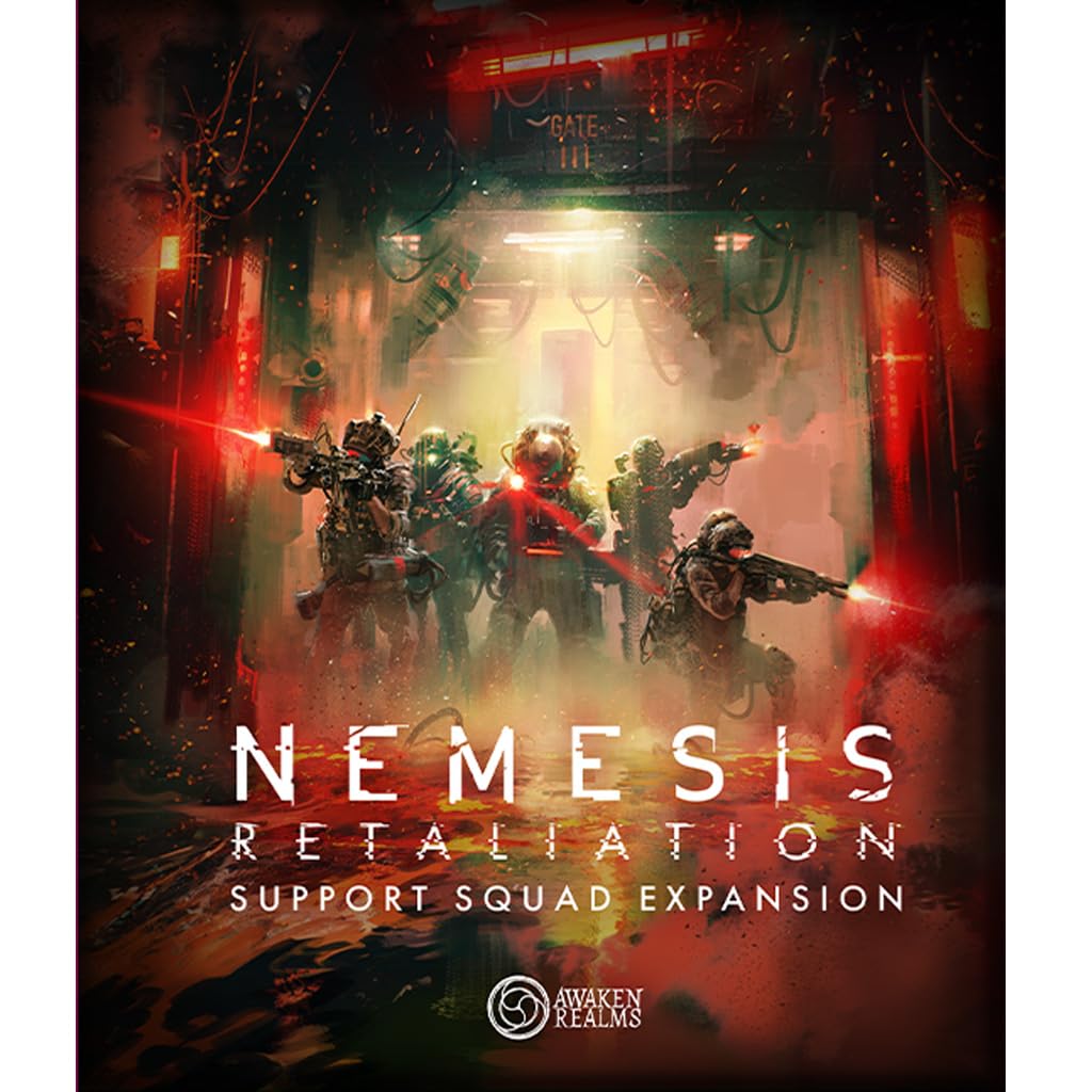 Awaken Realms | Nemesis Retaliation Support Squad Expansion | Rozszerzenie Gry Planszowej | 1-5 Graczy | 120 Minut