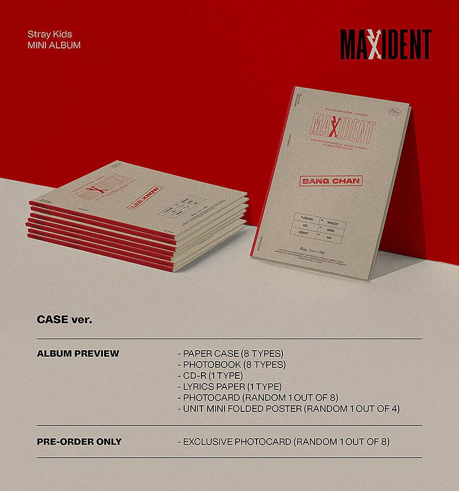 Amazon.com: JYP Ent. STRAY KIDS MAXIDENT Album (CASE Ver.- FELIX