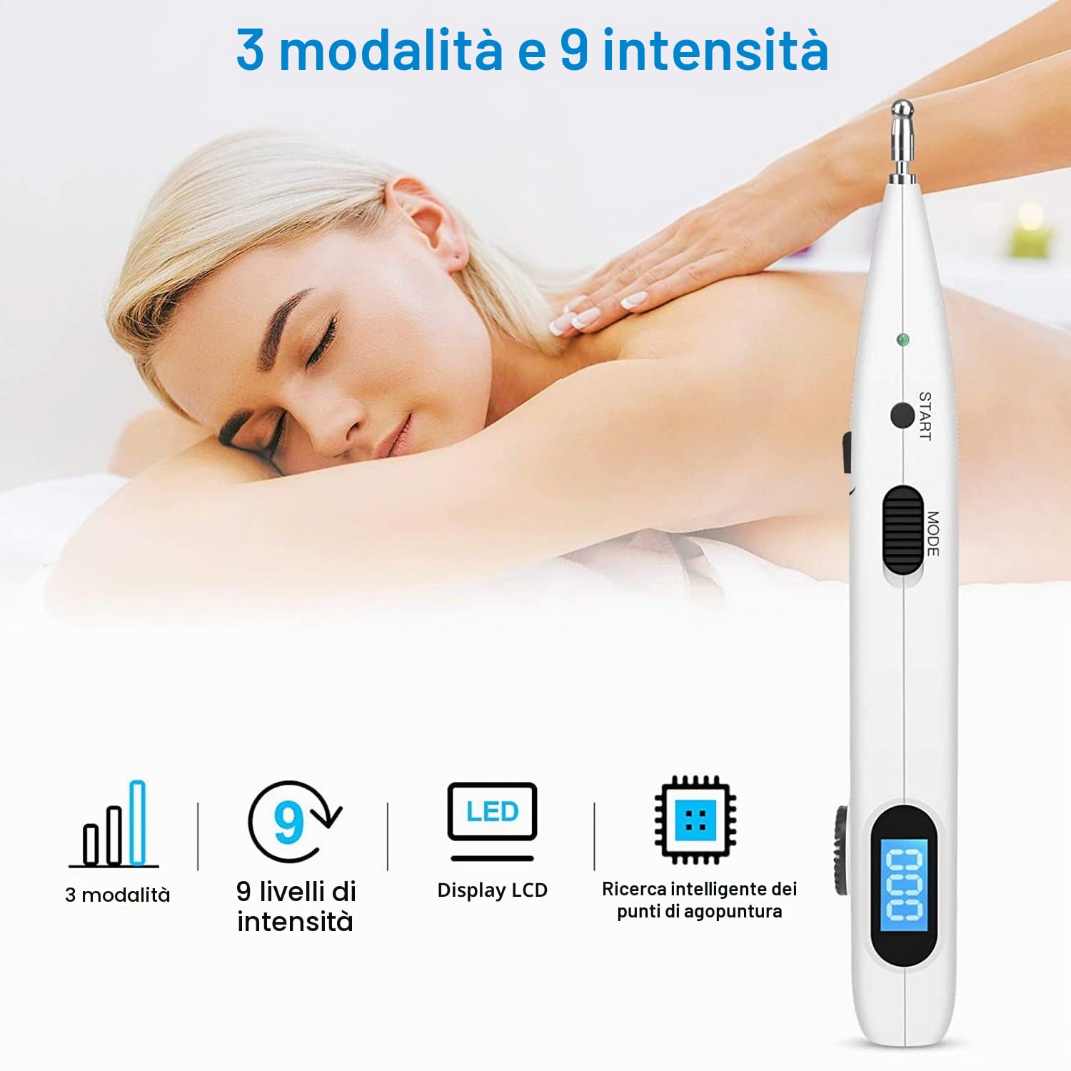 Rhorawill Penna per Agopuntura Elettronica,