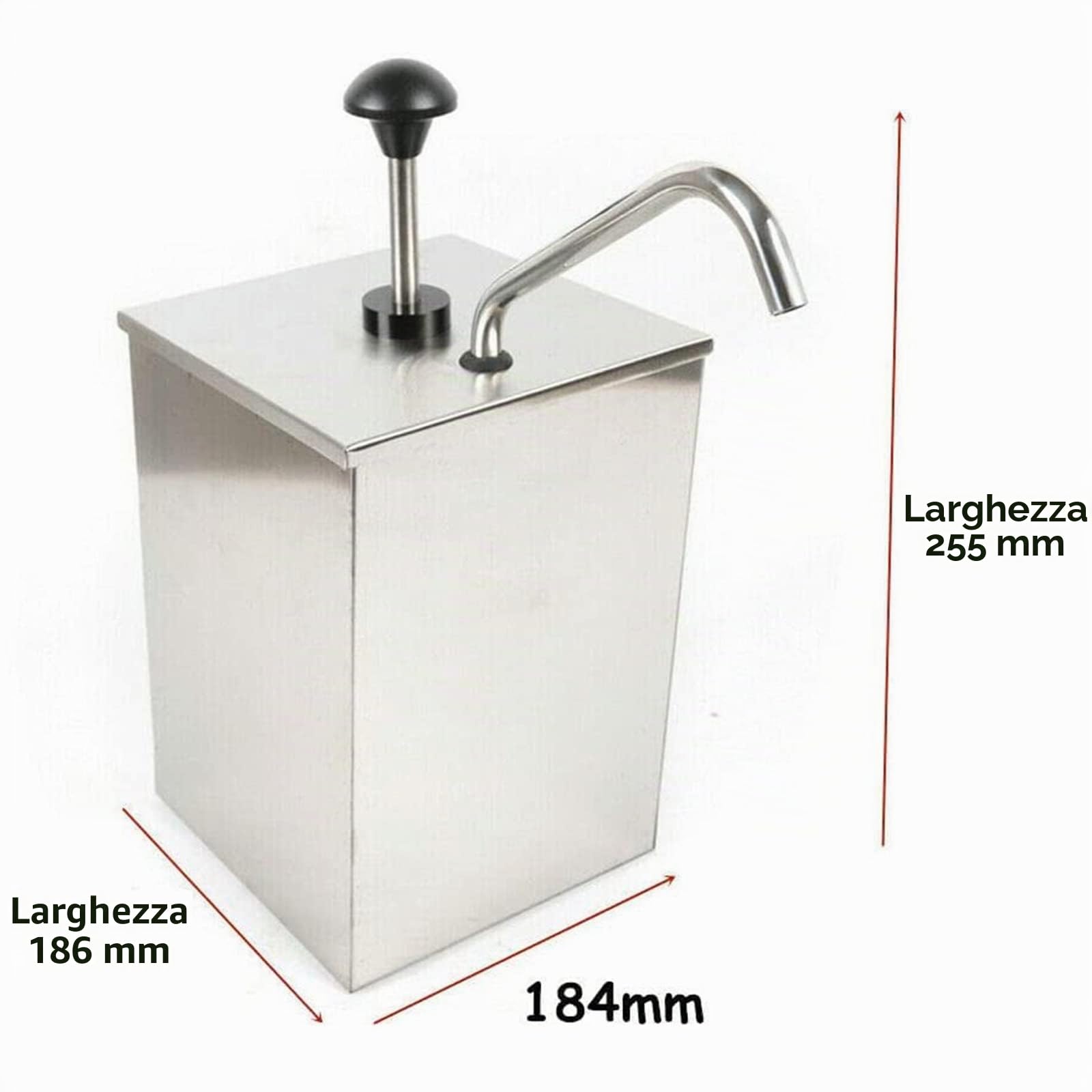 Distributore di Salsa, Dispenser per Salse con Base Staccabile, Stazione di Pompaggio per Condimenti, Distributore di Miele per Uso Domestico,Salsa per Insalata,Nutella,Maionese,1pump