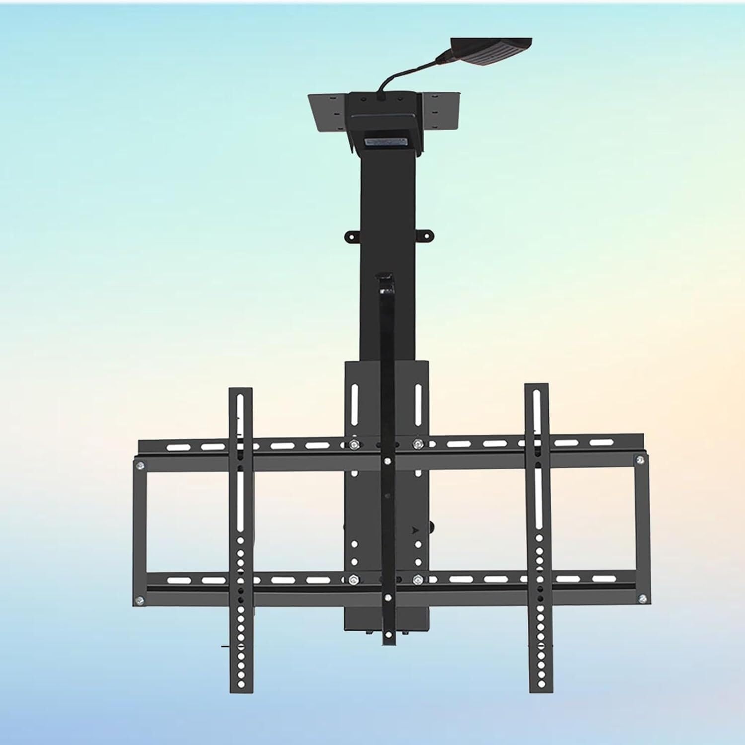 7UIYgtyO LNNW With Remote Control Motorized Ceiling TV Mount, Hanging TV Mount Bracket, Electric TV Lift And Memory Setting, for 32" - 75" TVs TV Wall Bracket(A)