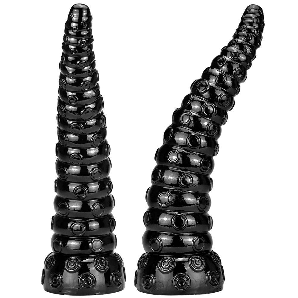 anale Ventosa con plug anale alieno, tentacolo in silicone da 38 cm, realistico per donne e uomini, principianti, massaggio prostatico, grande sex toy