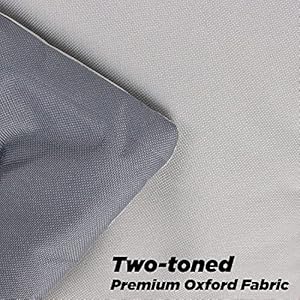   Downtown-Pet-Supply-Dog-Crate-Pad-42-x-27-Waterproof-Ripstop-Nylon-Dog-Crate-Mat-Chew-Proof-and-Machine-Washable-Light-and-Dark-Grey-XL