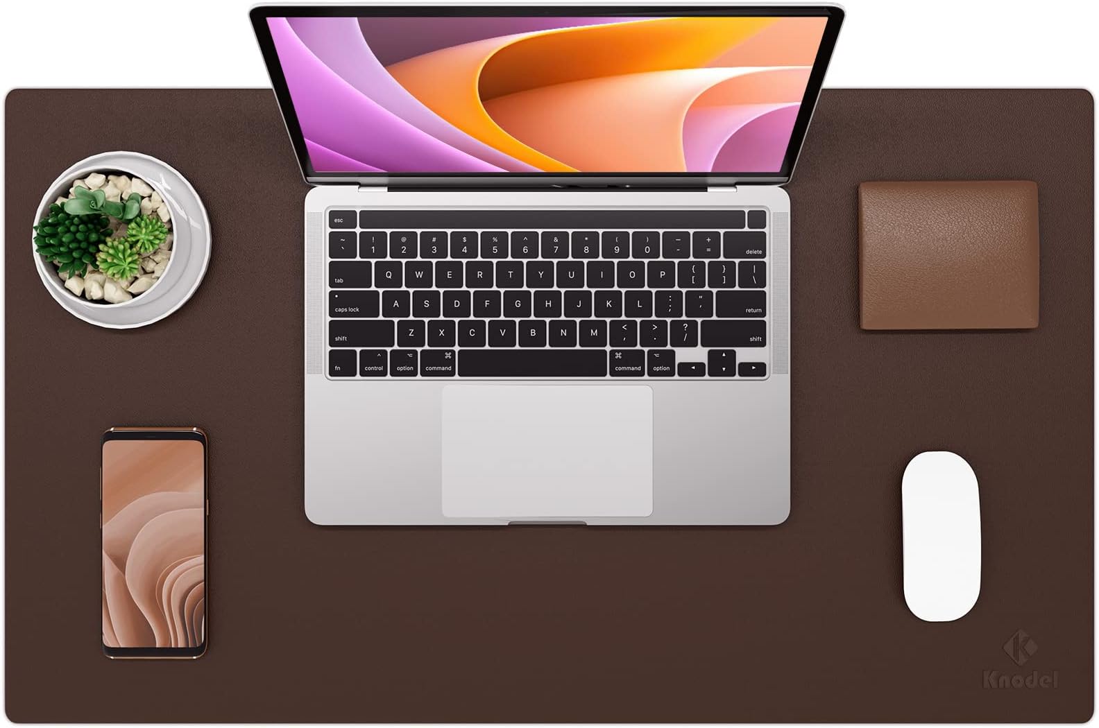 Amazon.com : Non-Slip Desk Mat, Leather Desk Pad, Desk Blotter, Desktop ...